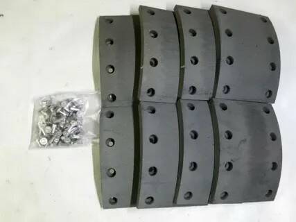 Накладки тормозные к-т (13-) (короткая+длинная) / УРАЛАТИ (53205-3501105-51а) (КТ0106)