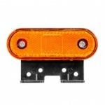 Фонарь габаритов 149-00-1 (Schmitz) желтый с проводом и кронштейном бегущая /30 (191728)(опт6981)