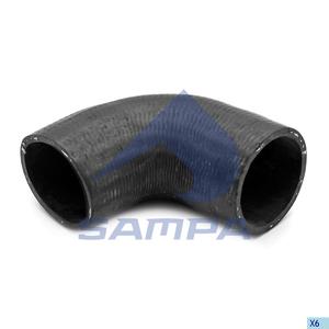 Патрубок системы охлаждения SCANIA (043244) (Д2501)