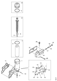 Р/к масляного фильтра D13 (1742036)(р3792)