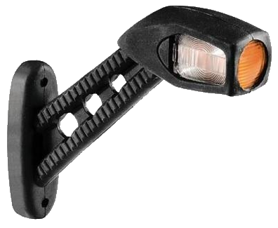 Боковой габарит (рога) 551426M бело-крас.(накло (551426/710212)(опт0262)