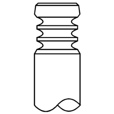 Клапан выпускной (3 борозды) MAN TGA D2866 LF20.3 (227va30911000)(д0258)