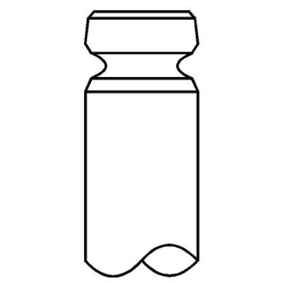 Клапан выпускной MAN D2565/D2566/D2866 (227VA30414000 )MAHLE (Д1067)