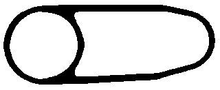 Прокладка корпуса масляного фильтра Scania 4s (136570)(Д6419)