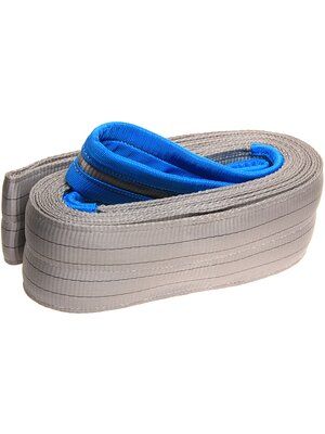 Трос буксировочный 36т/6м 2петл (120мм) серый (р4157)