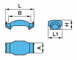 Сегмент стремянки BPW рессора 70мм, балка 120мм, м (0303221630)(Пр0427)