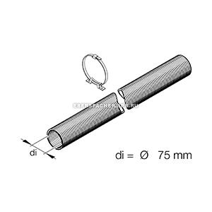 Гофра автономного отопителя 75mm Eberspecher (102114340000)(А0003)