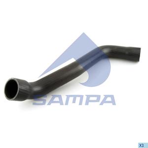 Патрубок радиатора DAF (051284) (д4978)