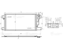 Радиатор кондиционера 700x390x16 Scania PGRT серия (030020006)(д8617)