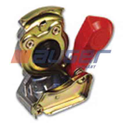 Головка соединительная М16 красная с клапаном (09500201)(Пн2216)