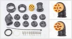 Штекер левый Bayonet 7-pin желтый ASS2 угловой для EUROPOINT/EUROPOINT II (8800716SX) (ЭЛ6133)