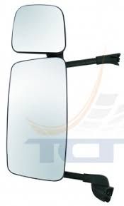 Зеркало в сборе левое с обогревом 24V Scania двойное с доп. зеркалом (ZL0152028DHL1) (опт5714)