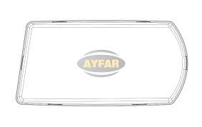 Стекло фары правое Scania P/G/R/T (C11800) (опт3511)