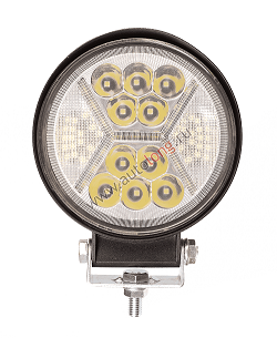 Фара п/т дальнего света 4*27W 2 реж, желт габарит (21323	) (опт2995)