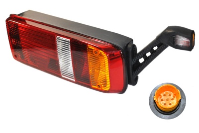 Фонарь на прицеп HELLA Type разъем KRONE + указ. габ.(прав.) R(8758) (опт6104)