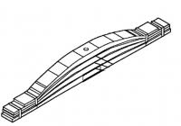 Рессора задняя для Renault Kerax 4 листа (690005135)(Р9974)