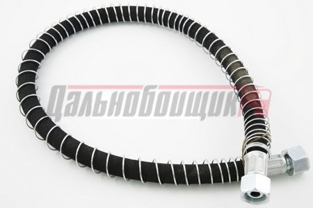 Шланг тормозной 4310 задний (гайка/гайка) в пружине / ТМК (4310-3506442-01)(КТ0027)