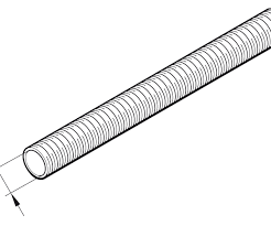 Гофра впускная подачи воздуха Eberspaecher d=25 мм (102114210000) (а0126)
