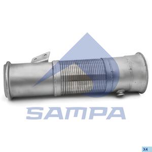 Труба глушителя передняя, P,G,R,T- series,4 -series (044275)(д7166)