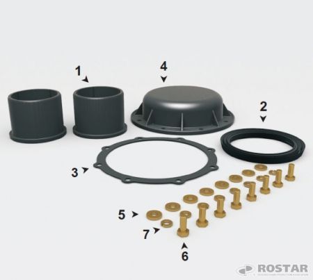 Р/к башмака балансира  / Ростар (Р55111-2918000)(КП0434)