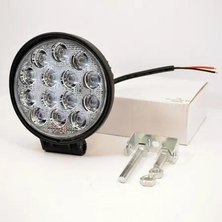 Фара LED FenixPro 51W круглая(17*3W Epistar) 12-24V (233) (ОПТ5595)