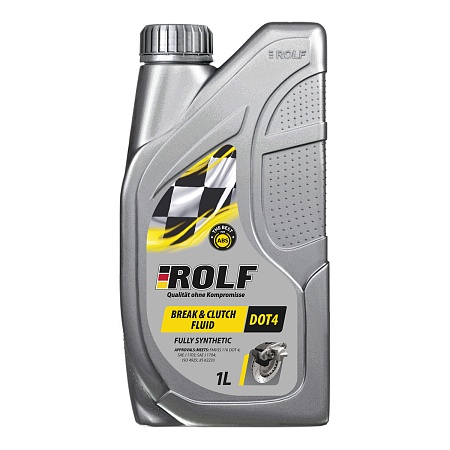 Тормозная жидкость ROLF Brake & Clutch Fluid DOT-4  (1л) (м0325)