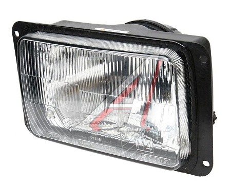 Фара Евро в сборе (рифл. стекло под герметик) / Освар (8702.3711-БЛ)(ЭЛ1156)