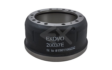 Барабан тормозной EXOVO/Simpeco MAN F2000/90/M2000/90/TGA (20037E) (Т9856)