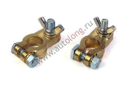 Клемма АКБ с барашком блистер к-т (17399) (эл5618)