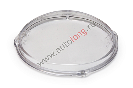 Стекло П/Т фары SCANIA внешнее (овальное) Пластик (14667) (опт4654)