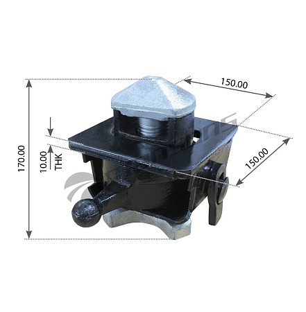 Фитинг контейнерный в сборе (300514) (пн8467)