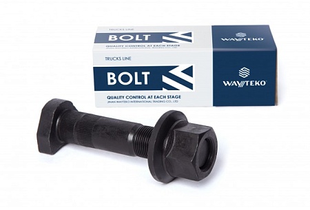 Шпилька колесн задн с гайкой D=23 L=135 M22 усил 12,9 с насечк(AZ9112340123) (Ф5473)