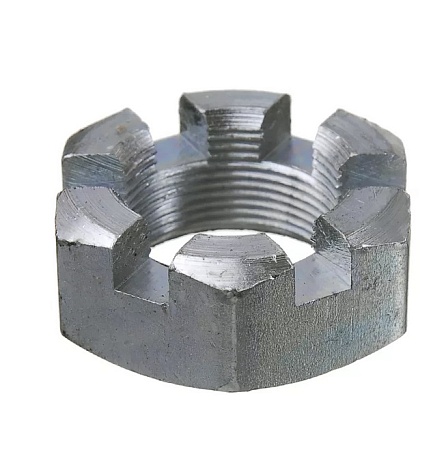 Гайка М30х1,5 пальца реактивной штанги (корончатая) (Ориг) (5511-2919032)(КП0496)