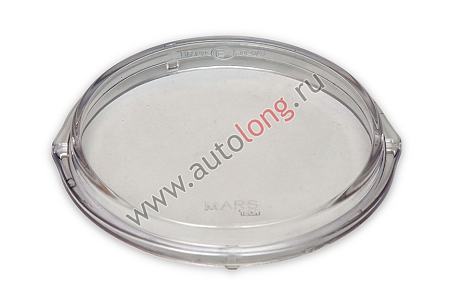 Стекло П/Т фары SCANIA внутреняя (круглое) Пластик (14668) (опт4652)