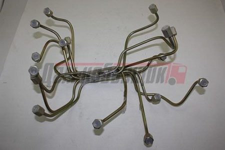 Трубки топливные Евро-1 ТНВД комплект 8шт. / ТМК (740.11.1104310/324)(ТА1199)