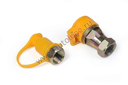 Евроразъем пневматический М22 желтый (15915) (Пн6902)