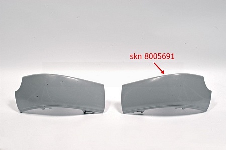 Угол бампера левый Volvo FH12/16 FM9/12 (M3140105/18300025/TD0751038BBL)(к2118)