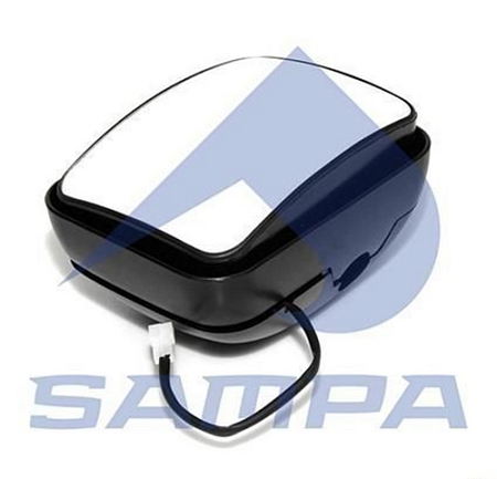 Зеркало с обогревом DAF r300 219x170x120 (051108) (опт6936)