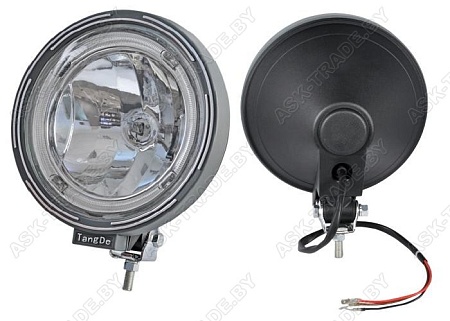 Фара п/т d=220 мм круглая белая(TD-64-044 AW/TD01-63-001W) с по (190327)(опт0284)