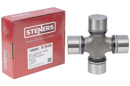 Крестовина карданного вала (50х155) Евро в сборе со стопорными кольцами усиленная (Кр9455)