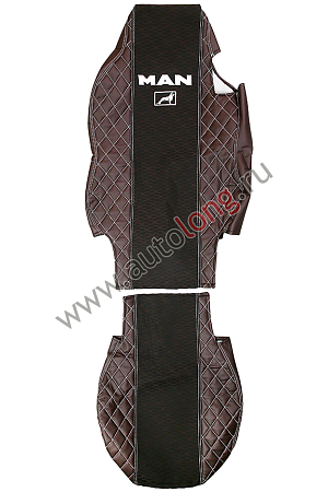 Чехлы сидений премиум для Man TGS экокожа, коричневый X Россия 97 (21495) (Р8532)