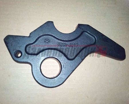 Губка седельного устройства левая (с отверстием) (Ориг) (5410-2703016)(П5690)