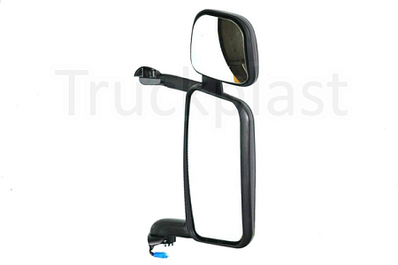 Зеркало заднего вида Scania 4-сер. правое в сб. двойное (длинный кронштейн) (ZL0152022HP)(опт9564)