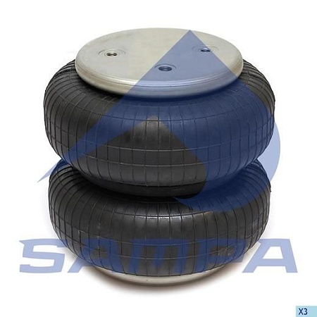 Подушка воздушная двойной сильфон фитинг на 1/4 (SP552222P) (п8237)