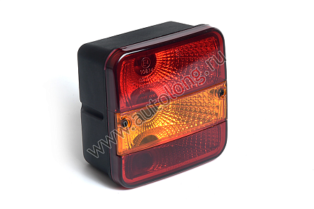 Фонарь автовоза 3-х лампочный 140*140*8 (14975) (опт5608)