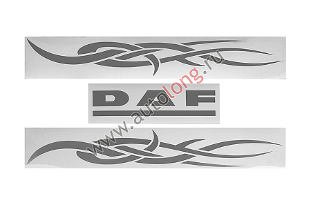 Наклейка светофильтр "Daf" внутрений (9717)(Р1512)