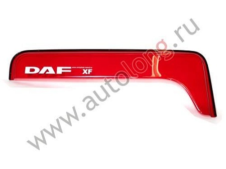 Дефлектор DAF XF (малый угол/ красный) (6967) (к3645)