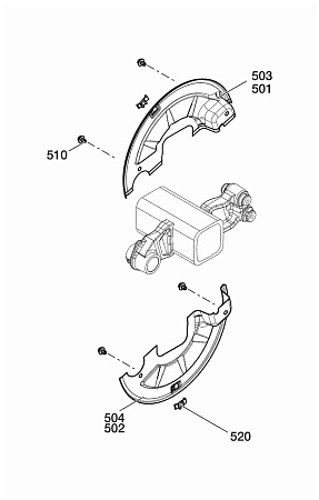 Щиток грязезащитный в сборе (комплект на ось) SN4218 120/16 EP (9900000129) (Пр1197)