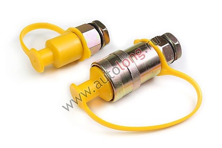 Евроразъем пневматический М16/М22 желтый (18288)(Пн0358)