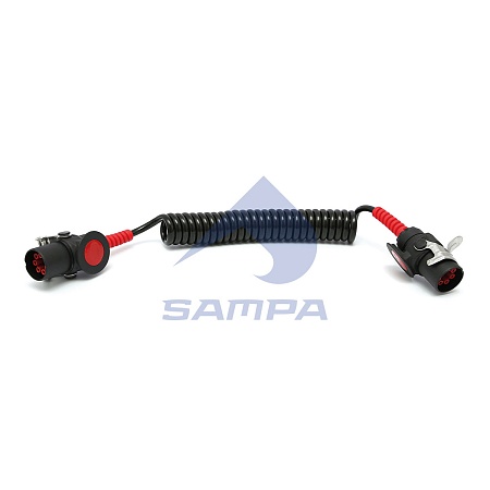 Кабель электрический "евро" 7 pin (эластомер) (3.5м) (095167)(эл6581)